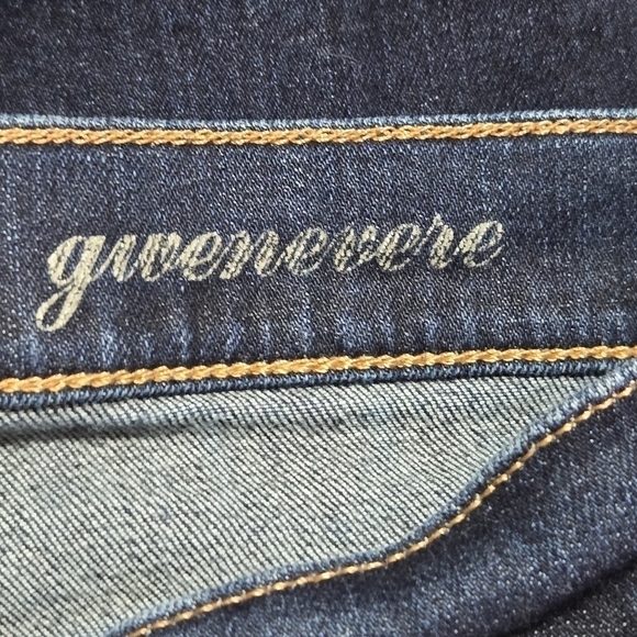 7 For All Mankind Womens Gwenevere Skinny Mid Rise Dark Wash Denim Jeans Size 29 - Picture 11 of 13